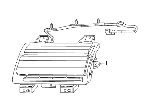 2023 Jeep Gladiator PARK AND TURN SIGNAL Diagram for 55112885AG