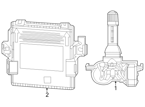 2023 Dodge Hornet Tire Pressure Monitoring Diagram