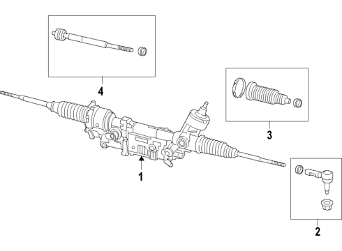 2022 Dodge Charger Steering Column & Wheel, Steering Gear & Linkage Diagram 2