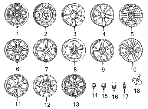 2023 Dodge Charger Wheels Diagram