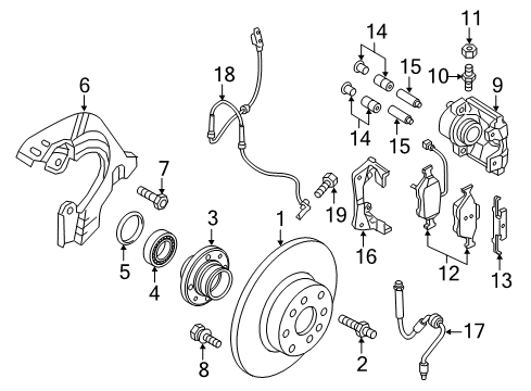 2017 Ram ProMaster City ANTI-LOCK BRAKE SYSTEM Diagram for 68604051AA