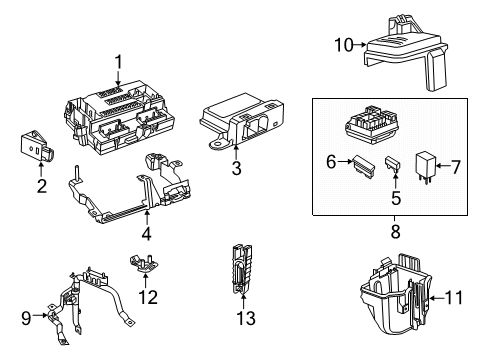 2022 Ram ProMaster 3500 INTELLIGENT POWER Diagram for 68305537AD