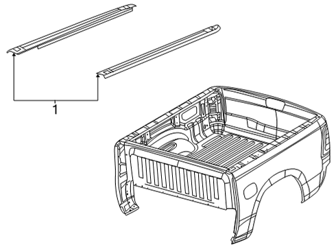 2022 Ram 1500 Box Rails Diagram 2