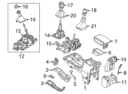 2020 Jeep Gladiator TRANSMISSION Diagram for 68620944AA