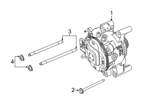 2020 Ram 1500 Engine Diagram for 68452771AE