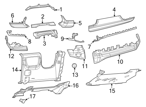 2023 Jeep Grand Cherokee Cover-Steering Column Diagram for 6PM172X7AD