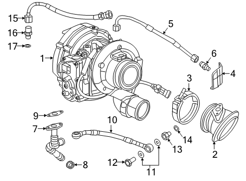 2021 Ram 2500 Turbocharger Diagram