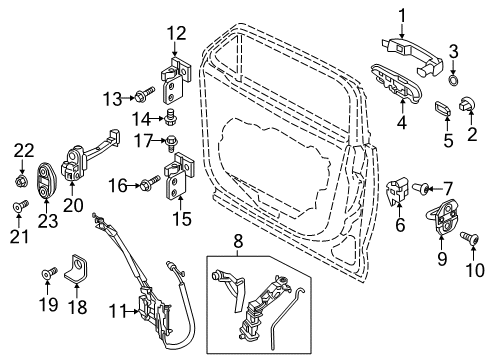 2022 Jeep Renegade Front Door Diagram 3