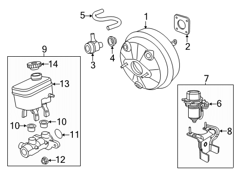 2022 Jeep Wrangler PUMP-VACUUM Diagram for 68548887AA