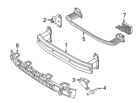 2022 Jeep Renegade Bumper & Components - Front Diagram 4