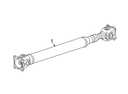 2023 Dodge Charger Drive Shaft - Front Diagram