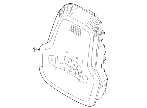 2023 Dodge Hornet CONSOLE-OVERHEAD Diagram for 7TB26LXHAA