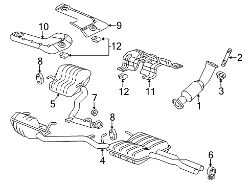 2023 Dodge Charger Exhaust Components Diagram 5