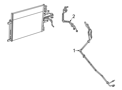 2023 Ram 1500 Classic Trans Oil Cooler Lines Diagram 1