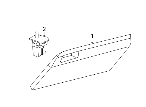 2023 Chrysler 300 Glove Box Diagram