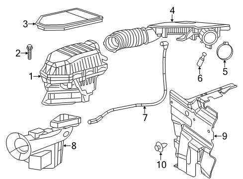 2023 Dodge Charger Air Intake Diagram 3