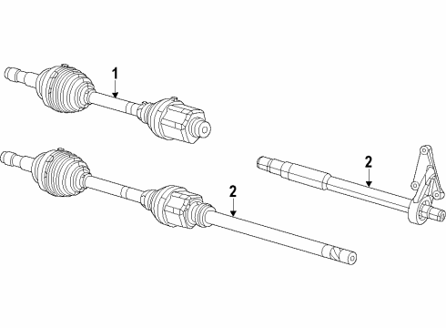 2022 Ram ProMaster 1500 Front Axle Diagram