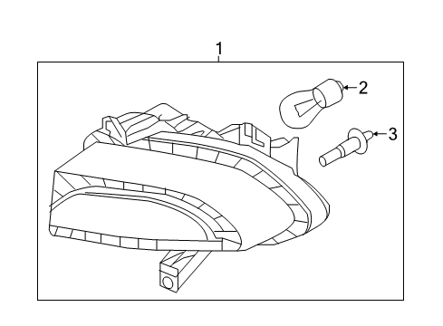 2021 Jeep Renegade Park & Signal Lamps Diagram