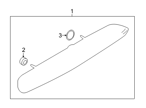 2021 Jeep Renegade High Mount Lamps Diagram