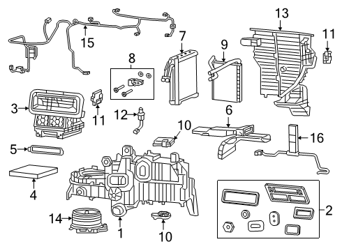 2023 Ram 3500 CABIN AIR Diagram for 68548579AA