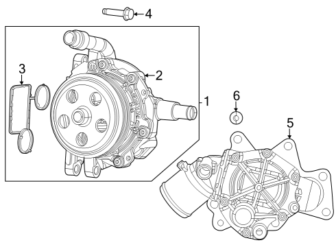 2024 Jeep Grand Wagoneer L Water Pump Diagram