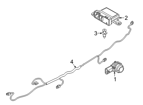 2022 Jeep Renegade Parking Aid Diagram 1