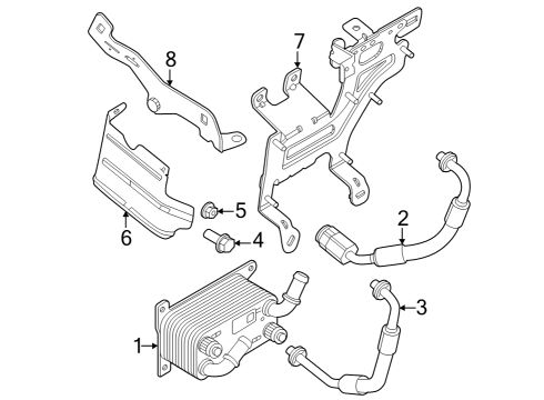 2024 Dodge Hornet Trans Oil Cooler Diagram 1