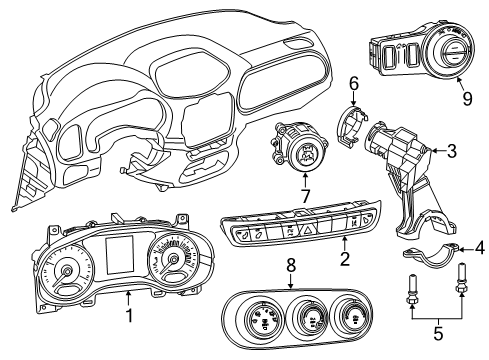 2022 Jeep Renegade Switch-Ignition Diagram for 7GE04DX9AA