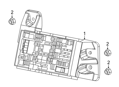 2022 Ram 1500 Fuse & Relay Diagram 1