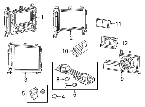 2023 Jeep Gladiator Sound System Diagram