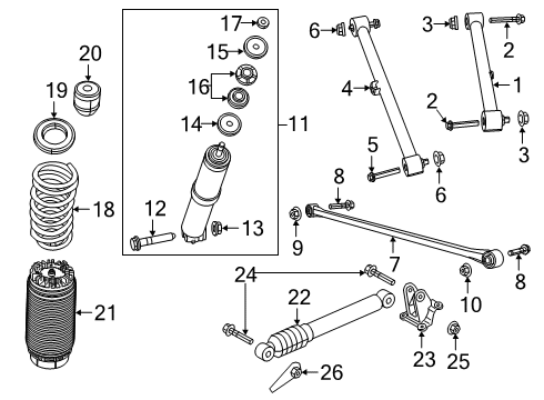 2022 Ram 2500 Rear Suspension Diagram