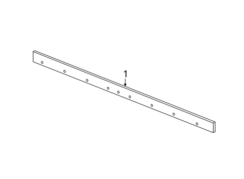 2022 Chrysler 300 Exterior Trim - Pillars Diagram