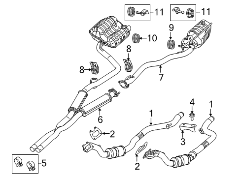 2023 Dodge Charger Exhaust Components Diagram 3