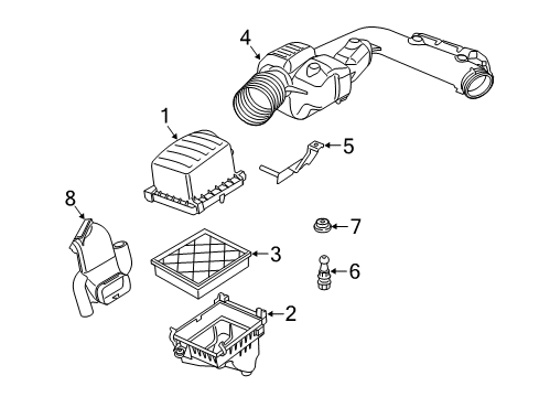 2022 Dodge Durango Air Inlet Diagram 1