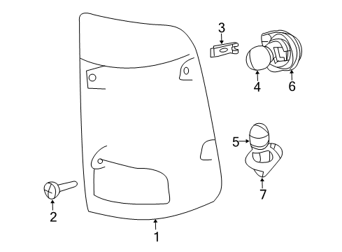 2022 Ram 1500 Classic Bulbs Diagram 4