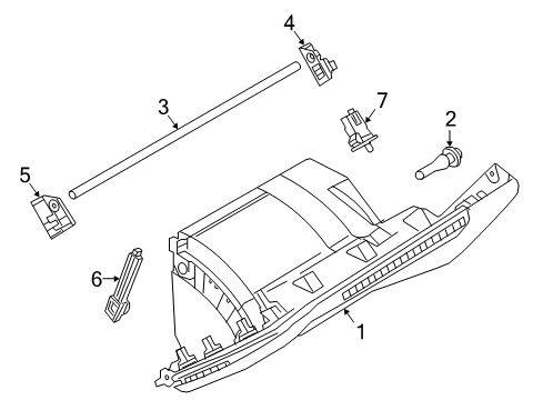 2021 Jeep Renegade Glove Box Diagram