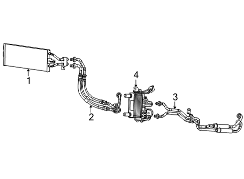 2021 Jeep Grand Cherokee L Oil Cooler Diagram 1