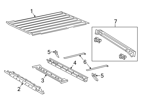 2022 Jeep Gladiator Floor Diagram 3