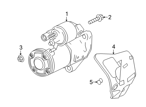 2023 Ram 2500 Starter Diagram 1