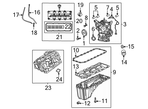 2022 Dodge Durango Cap-Oil Filler Diagram for 53013775AC