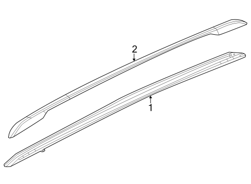 2022 Jeep Grand Cherokee Luggage Carrier Diagram 1