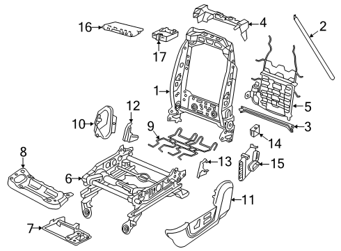 2021 Ram 2500 Lumbar Control Seats Diagram