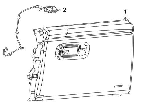 2021 Jeep Grand Cherokee L Glove Box Diagram