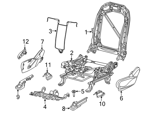 2021 Chrysler Voyager Tracks & Components Diagram 2