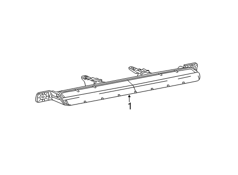 2023 Jeep Cherokee High Mount Lamps Diagram