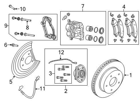 CALIPER-Disc Brake Diagram for 68412552AA