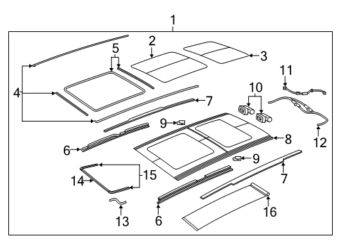 2022 Jeep Renegade Sunroof Diagram