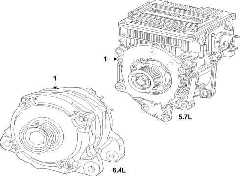 2023 Jeep Grand Wagoneer L Alternator Diagram 1