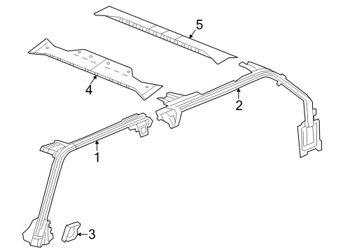 2023 Jeep Wrangler Roll Bar Diagram