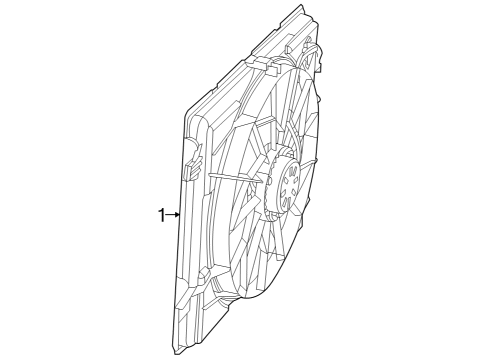 2024 Jeep Grand Cherokee Cooling Fan Diagram 1